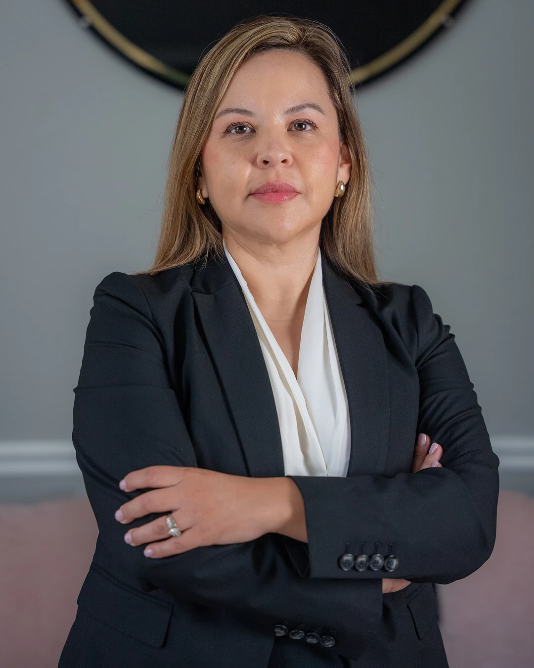 Professional EZ Dental staff portrait in black blazer in Fort Myers, FL